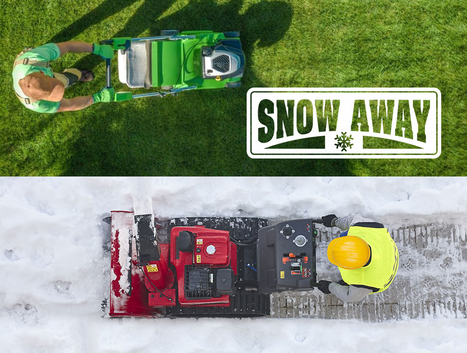 Commercial snow plowing and lawncare